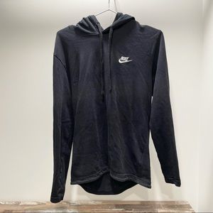 Nike black hoodie! Thin lightweight!